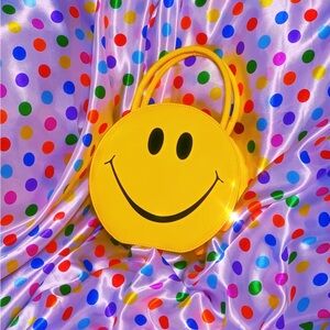 Blush Daisy Smiley Face Purse